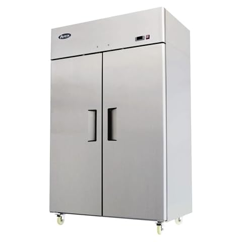 Atosa USA MBF8005GR Refrigerator, Reach-In, 51.7", Silver Cover
