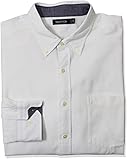 Ajuste clásico. Nautica Camisa Oxford de manga larga con botones para hombre - blanco - 5X-Large Tall