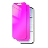 Juvraixo for iPhone Air Privacy Screen Protector 6.5 inch Gradient Colorful 17 Air Tempered Glass 28° Anti-Spy Private Anti Blue Light Full Coverage HD Easy Installation Frame 2 pack