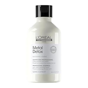 L’Oréal Professionnel Paris Metal Detox Shampoo – Sulfate-Free Anti-Breakage Shampoo For Damaged or Color-Treated Hair, Detoxifies, Prevents Damage & Prolongs Hair Color
