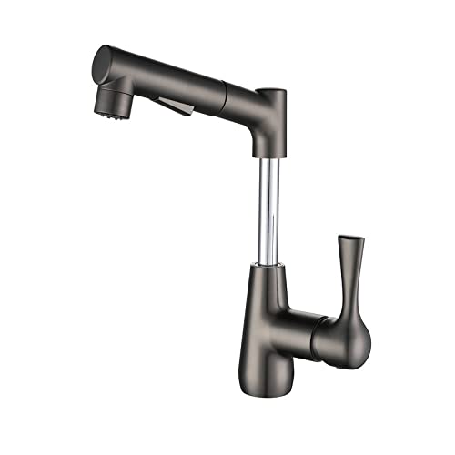 Grifo de lavabo para lavar el cabello cómodamente gracias al caño retráctil