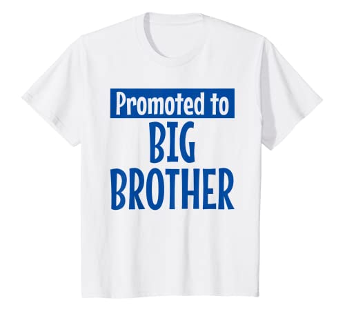 Niños Diversión promovida a hermano mayor, nuevo bebé hermano mayor Camiseta