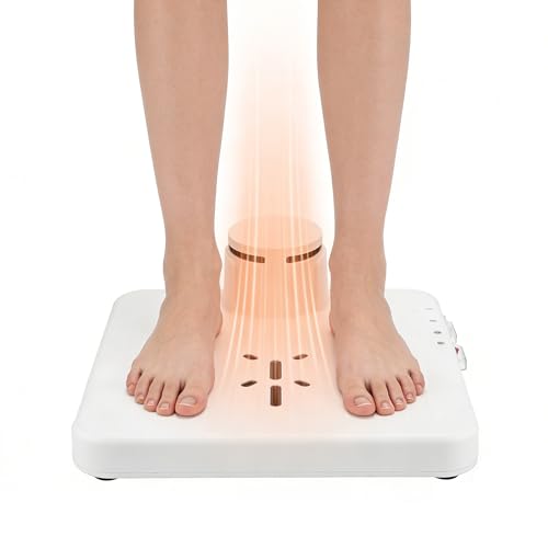 Body Dryer Compact 960W Full Body Dryer for After Shower Cool & Warm Air Modes 2 Wind Speeds Step-on Switch Foot Dryer for Small Bathroom Waterproof 11.8 11.4 in White