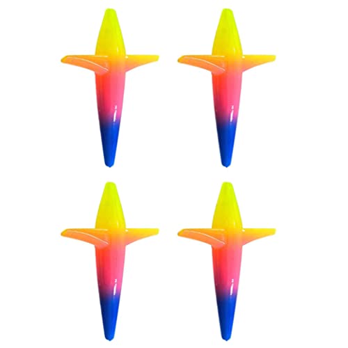 Cndiyald Trolling Bird Teasers Fishing Saltwater Lures Bird Shaped Rainbow Jigging Lures Trolling Bird Teaser 4PCS