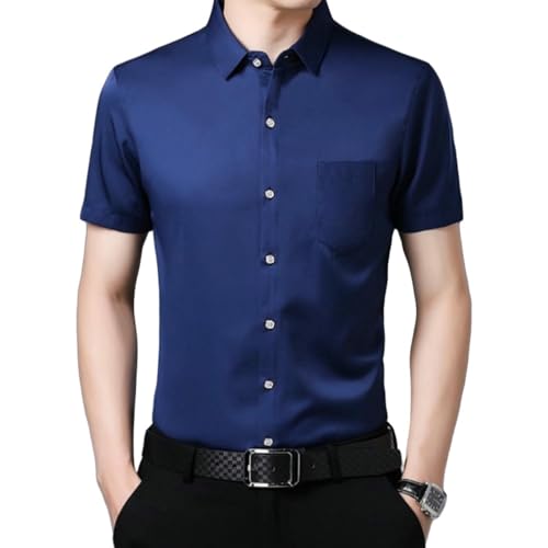 Chemise d'été à manches courtes homme idéale pour les vacances et terrasses