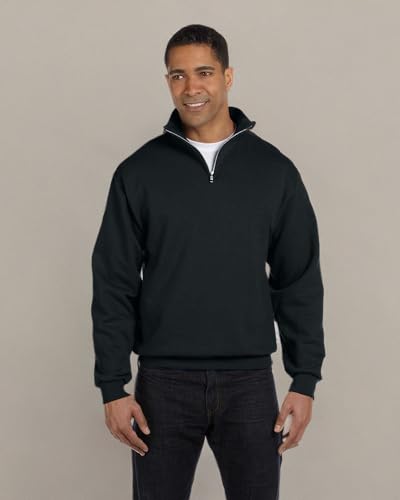 Jerzees 50/50 NuBlend Quarter-Zip Cadet Collar Sweatshirt4