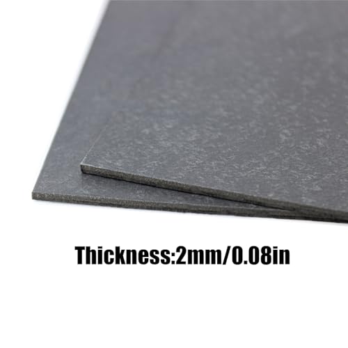 Image of TOJOIN RF Microwave Absorbers, 7.88inchesx 7.88inches x 0.08inches(200mm x 200mm x 2.0mm), Black, EMI Absorber, Adhesive Backing, Industrial Grade Tape 2PCS