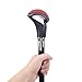 Red Black Leather Silver Walking Cane Fashion Decorative Walking Stick Gentleman Elegant Cosplay Cane Crosier 94cm