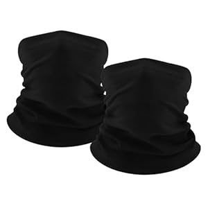 MRUN BONE 2 Stück Schlauchschal Set für Damen & Herren | Winddichter Winter Schal als Loop Schal & Skimaske | Für Ski, Motorrad, Radfahren & Outdoor