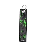 SIMPLYMDRN Embroidered Keychain Premium Quality Key Tag for Motorcycle, Car, Scooter, ATV, UTV, Cars and Gifts [Jok3ster Black]