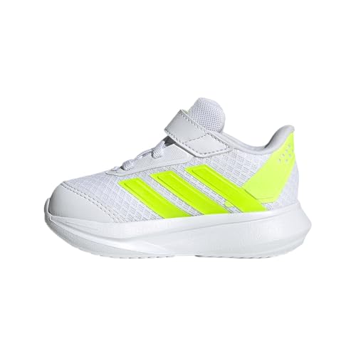 Image of adidas Duramo SL 2.0 - Elastic Lace Sneaker for Baby, white/lucid lemon/white, 10.0 cm