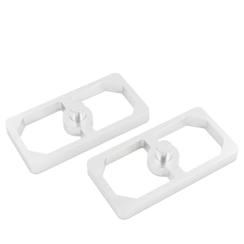 QGHAUC 0.5 Inch Universal Aluminum Leaf Spring Lowering Block Kit Versatile for Ride Height Adjustment(2 Pack)