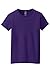 Gildan Women's Heavy Cotton Adult T-Shirt, 2-Pack, Purple, Medium