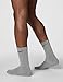 Nike Unisex Everyday Cushioned Training Crew Socks (3 Pairs), Carbon Heather/Black, Small
