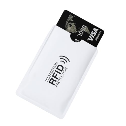 Kit 10 Capas Protetoras RFID para Cartões Crédito ou Débito, Anti-Furto, Bloqueia NFC, Evita Aproximação Indevida e Clonagem
