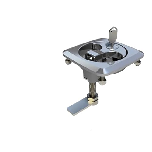 Serrure à plaque rotative pour sécuriser un conteneur d'expédition