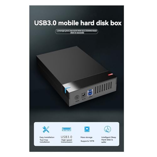 Caja externa para disco duro SATA 3.5'' USB 3.0 miniatura 7