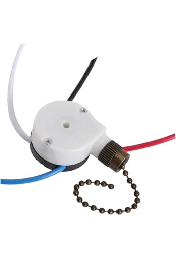 Image of Pull Chain Switch Multifunctional Replacement Part Wall Lamps 3 Speed 4 Wire Bronze|Home & Garden|Lamps, Lighting & Ceiling Fans|Lighting Parts & Accessories
