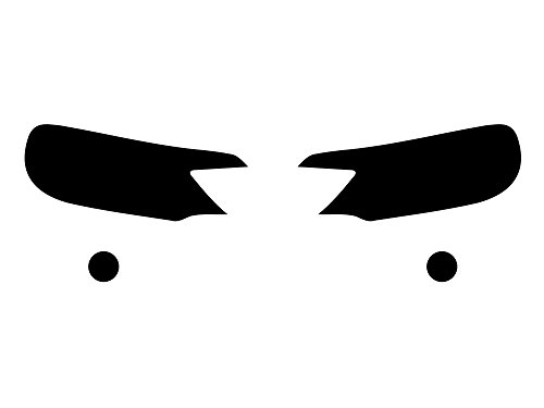 Rvinyl Headlight Tint Covers Compatible with Honda CR-V 2012-2016 - Smoke