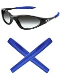 Materiale: gomma Mryok Cuscinetti auricolari di ricambio per occhiali Oakley Minute 1.0 - Opzioni, Blu, Taglia unica
