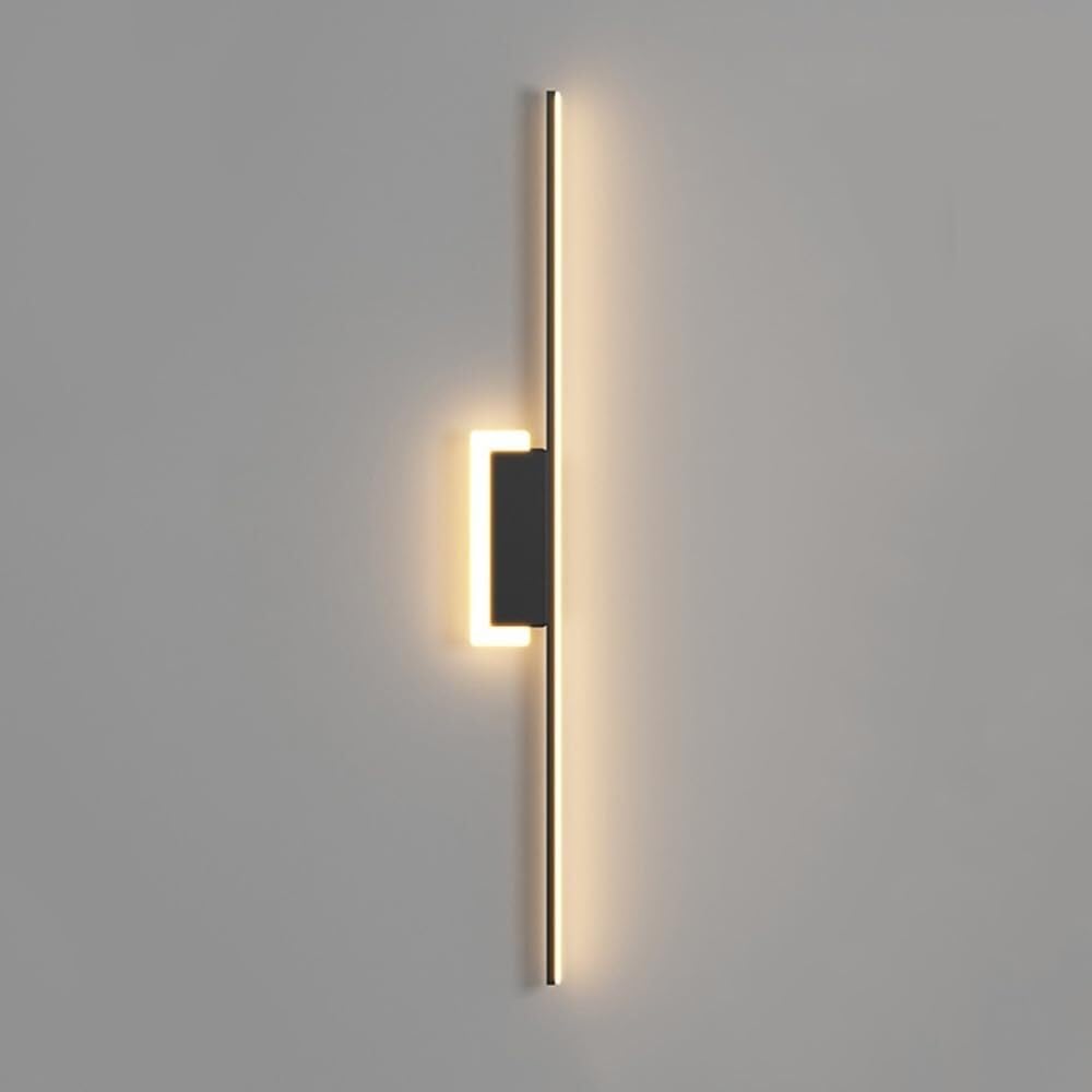 HXYSXHJUO Linear Wall Lamp Modern LED Light Indoor Vanity Acrylic Shade Sconce for Bedroom Bedside Living Room Study Corridor Entryway Restaurant Mounted Lamp(B-6000K,100 * 10cm)