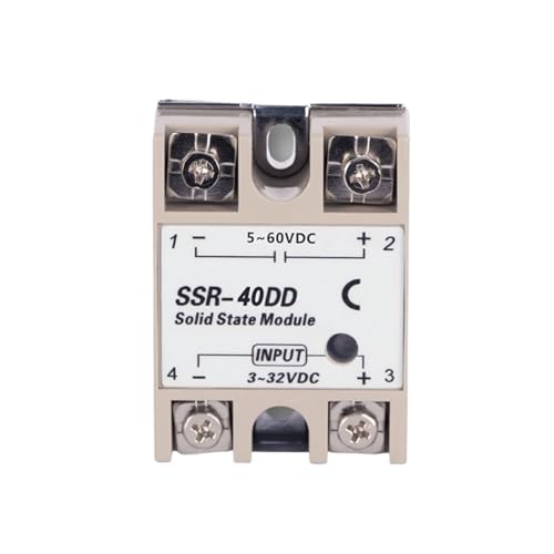 Relé SSR 25DD con disipador de calor de alta transferencia térmica para conmutación continua