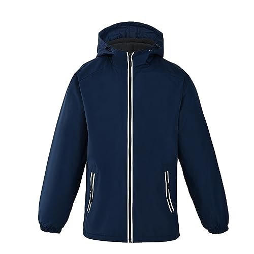 NUSGEAR Chaqueta con Capucha Mujer Impermeable Abrigo Mujer Polar Gruesos Chaqueta con Cremalleras Bolsillo Deportiva Casual Cárdigan Senderismo Sudaderas Otoño Invierno