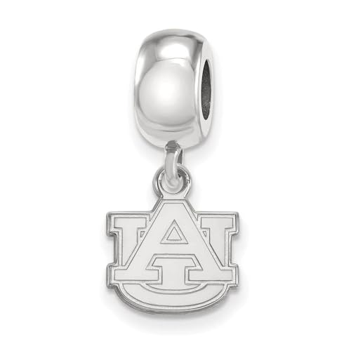 LogoArt Logo Art Sterling Silver Auburn Tigers XS Dangle Bead Charm