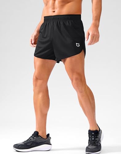 G Gradual Running Shorts for Men 3.5 inch Lightweight Breathable Gym Shorts with Brief Liner Athletic Training Workout Sport2