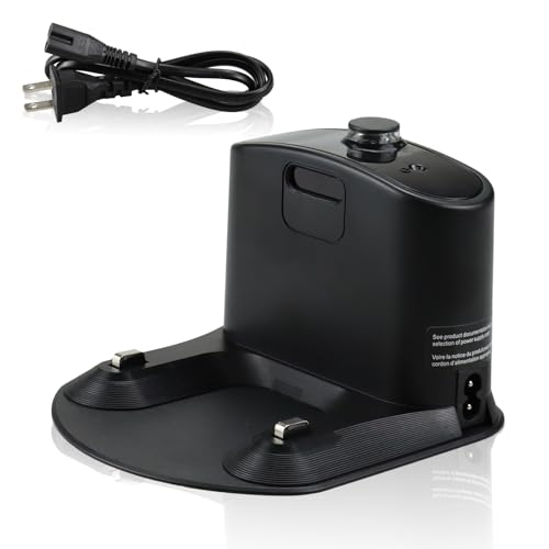 Station de charge Roomba pour retrouver un sol propre du salon à la cuisine