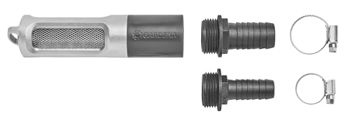 Gardena Saugfilter mit Rückflussstop, Set für Saugschläuche, robust und effektiv, für klare Wasserzufuhr (09093-20)