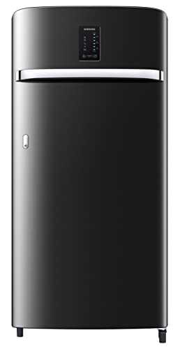 Image of Samsung 189L 4 Star Inverter Direct-Cool Single Door Digi-Touch Refrigerator Appliance (RR21C2E24BX /HL,Luxe Black)