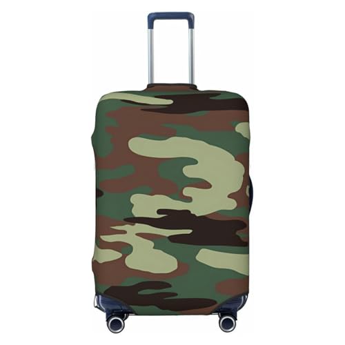 Camouflage Abstract Travel Luggage Cover Suitcase Protector Bag,Anti-Scratch Fits 18-32 Inch Luggage,Baggage Covers For Kid And Adult,Large