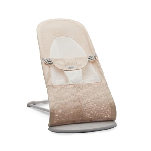 BabyBjörn Bouncer Balance Soft, Mesh, Pearly Pink/White