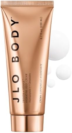 JLO BEAUTY Smooth + Seduce Firming Body Cream, Peptides & Caffeine, 6.7 Oz