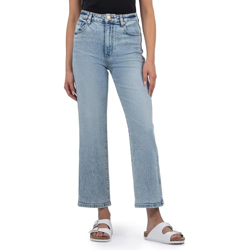 KUT from the Kloth Melissa HIGH Rise Straight Leg -Basic Back Pockets