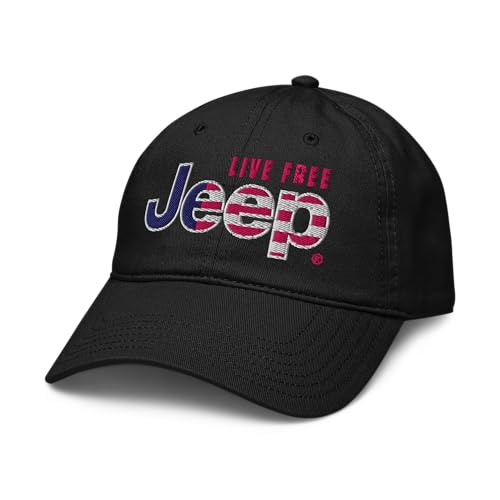 Jeep Live Free Officially Licensed Adjustable Baseball Hat