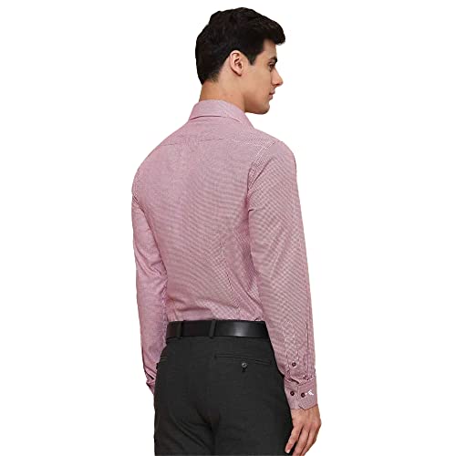 Image of blackberrys Solid Cotton Slim Fit Mens Work Wear Shirt (A21BB81R2NA21FN-P)
