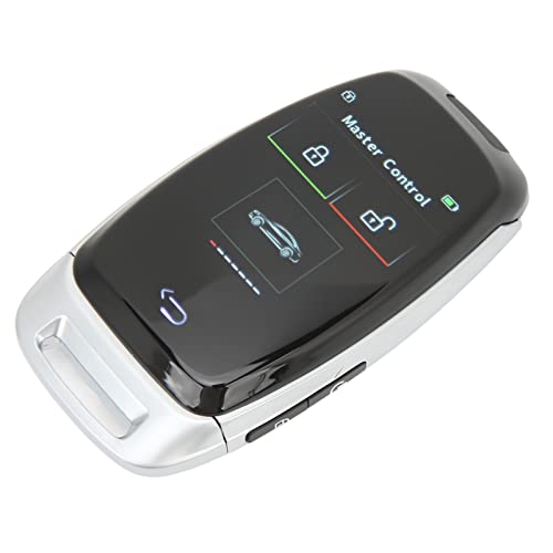 AOWINHIT CAR Smart LCD Key Touch Screen 5.0 Conexión sin Llave Confortidad y Seguridad para Todos los Propietarios de Automóviles Aleación de Zinc (Plata)
