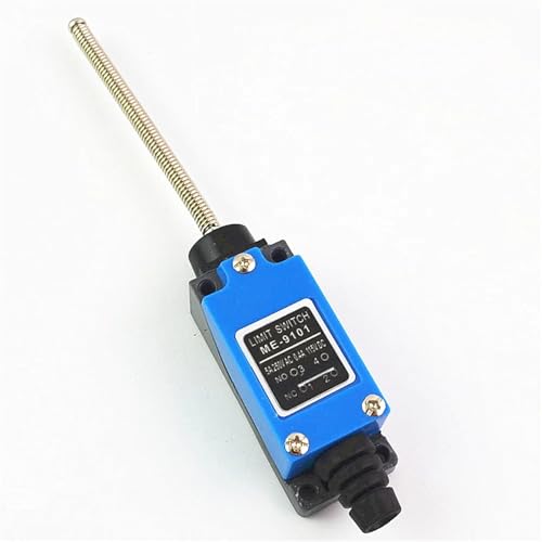 Interruptor de límite ME-9101 con resorte flexible y contactos 1 NO 1 NC