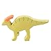 Tikiri My First Dino Baby Parasaurolophus Natural Rubber Toy (Green)