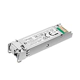 TP-Link Omada SM321B 1000Base-BX WDM bidirektionales SFP-Modul, 1,25 Gbit/s Single-Mode-Faser-Transceiver, LC Simplex, 20 km Reichweite, Hot-Swap-fähig, DDM, SFP-MSA-kompatibel