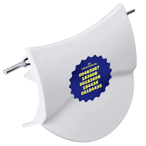 Maniglia per oblò lavatrice con codice originale 483087 00483087 183608 00183608 184435 00184435 adatta per Bosch, per Siemens. Dimensioni: lunghezza 90 mm, larghezza 67 mm, altezza 26,5 mm.