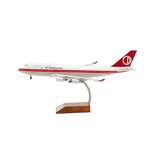 Modèle d'avion B747-400 9M-MPP à l'échelle 1:200 en alliage métallique avec train d'atterrissage