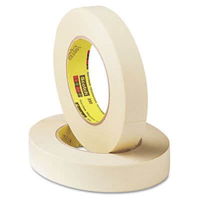 High Performance Masking Tape, .94'' x 60yds, 3'' Core, Total 36 RL, Sold as 1 Carton
