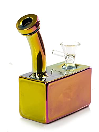 5,5 Zoll Glas Bong Rig Bong Saft Box Square Beaker Heady Smoking Pipe mit 14mm Female – Bild 5