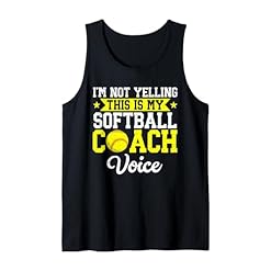 Buy the "This is My Softball Coach Voice" Funny Sports Tank Top Today! – Funny Sports Fans Shirts and Gifts