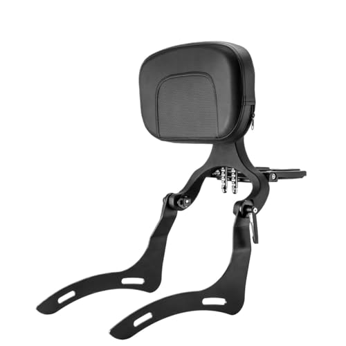 Dossier passager réglable moto avec kit porte-bagages pour éliminer la fatigue sur Rebel 1100