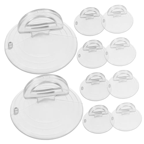 SEWOART 10stücke Mini Silikon Saugnapf Glühbirnen Entferner Transparent Wiederverwendbar Stark Haftend Für Hohe Decken Und Lampenwechsel