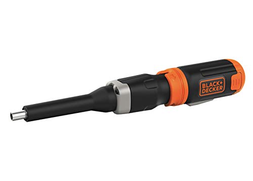 Image of BLACK+DECKER Cordless Screwdriver, Alkaline with Screwdriver Bit Set, 42-Piece (BCF601AA & BDA42SD)